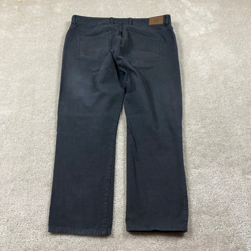 Peter Millar Pants Mens 36 Gray Stretch Flannel Five Pocket Straight MF21B01